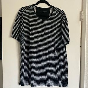 John Varvatos striped shirt. XL